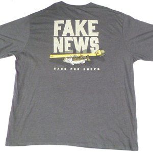 Bass Pro Shops Fake News Short Sleeve T-Shirt 4XL